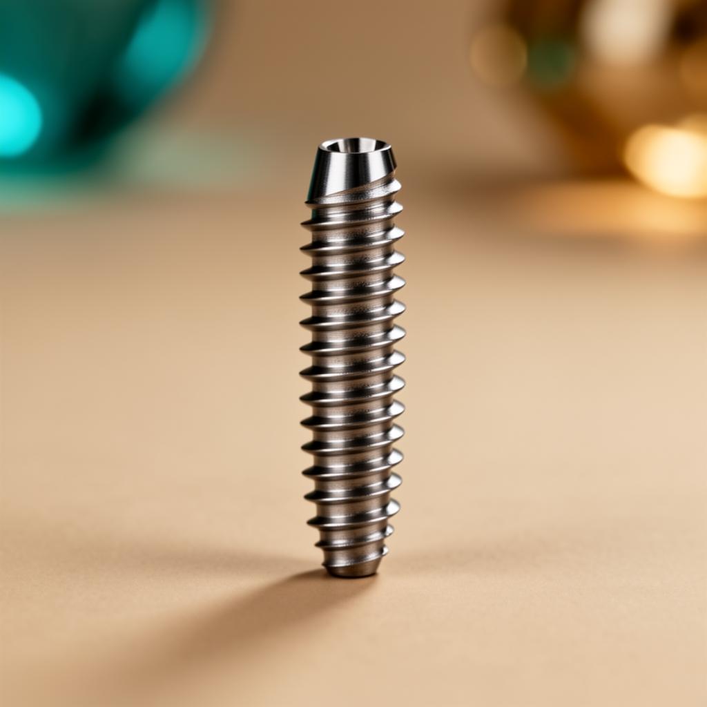 Zahnimplantat in Studio-Aufnahme – Premium-Implantatsysteme